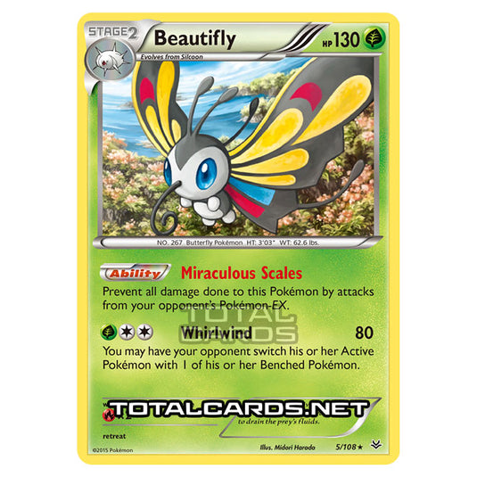 Pokemon - XY - Roaring Skies - Beautifly - 5/108