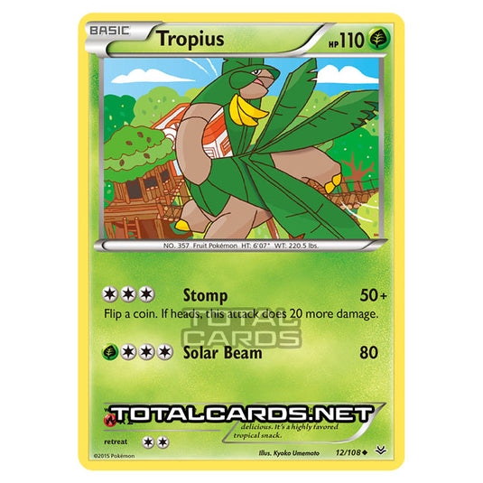 Pokemon - XY - Roaring Skies - Tropius - 12/108