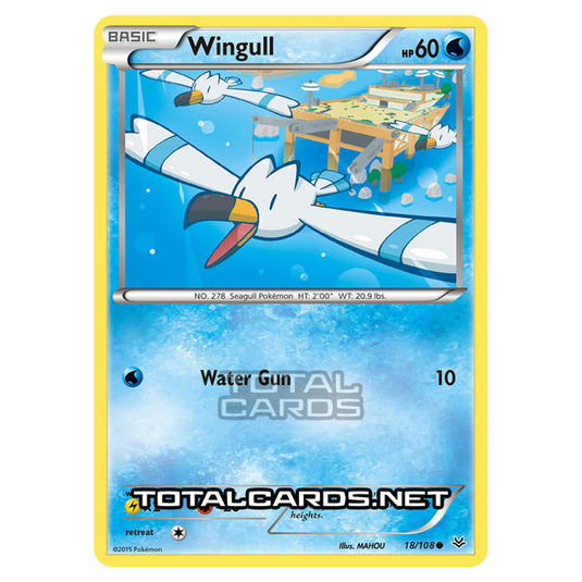 Pokemon - XY - Roaring Skies - Wingull - 18/108