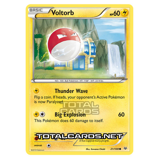 Pokemon - XY - Roaring Skies - Voltorb - 21/108