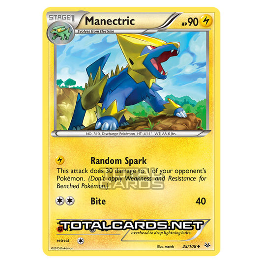 Pokemon - XY - Roaring Skies - Manectric - 25/108