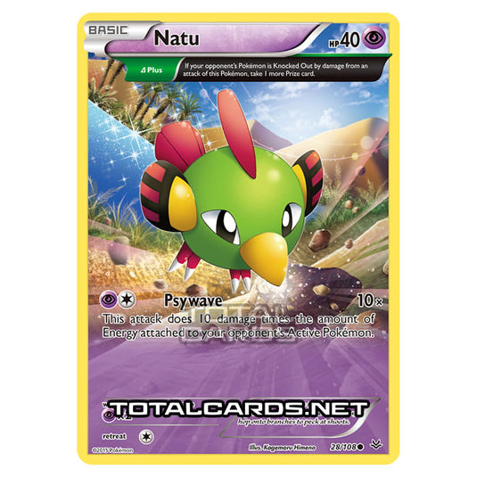 Pokemon - XY - Roaring Skies - Natu - 28/108