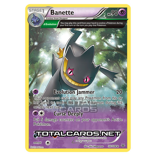 Pokemon - XY - Roaring Skies - Banette - 32/108