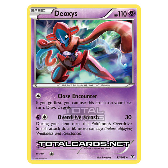 Pokemon - XY - Roaring Skies - Deoxys - 33/108