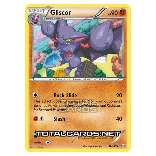 Pokemon - XY - Roaring Skies - Gliscor - 37/108