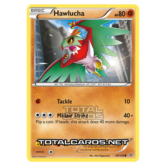 Pokemon - XY - Roaring Skies - Hawlucha - 39/108