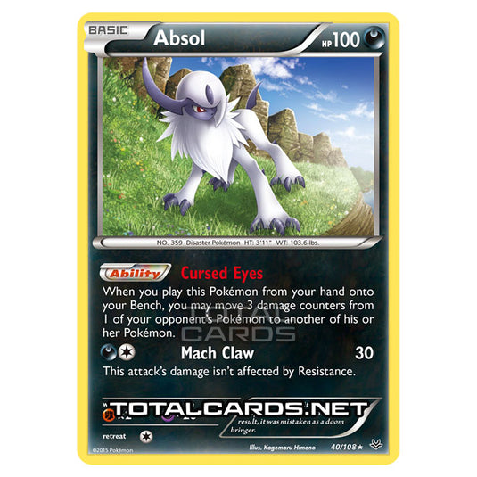 Pokemon - XY - Roaring Skies - Absol - 40/108