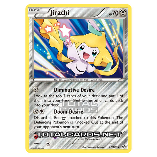 Pokemon - XY - Roaring Skies - Jirachi - 42/108