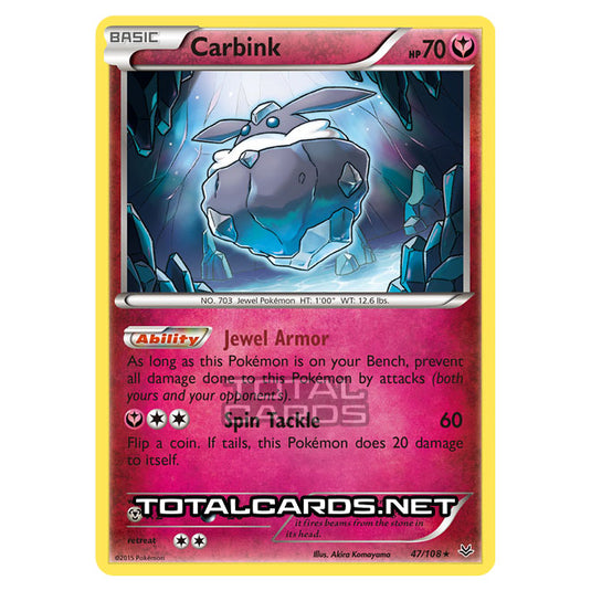 Pokemon - XY - Roaring Skies - Carbink - 47/108