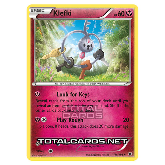 Pokemon - XY - Roaring Skies - Klefki - 48/108