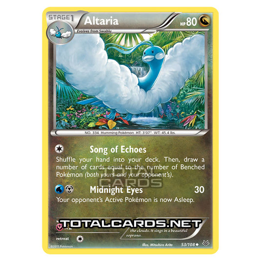 Pokemon - XY - Roaring Skies - Altaria - 53/108