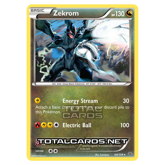 Pokemon - XY - Roaring Skies - Zekrom - 64/108