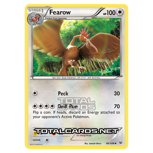 Pokemon - XY - Roaring Skies - Fearow - 66/108