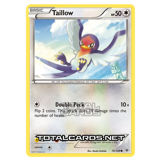 Pokemon - XY - Roaring Skies - Taillow - 70/108