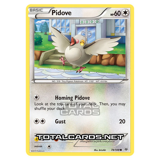 Pokemon - XY - Roaring Skies - Pidove - 78/108