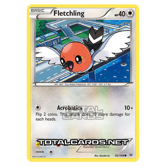 Pokemon - XY - Roaring Skies - Fletchling - 82/108