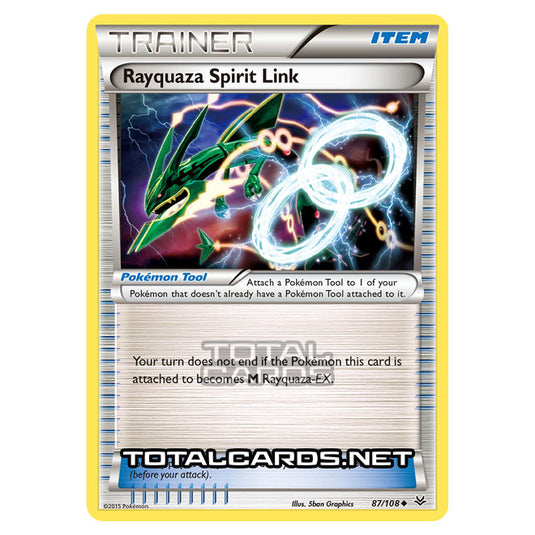 Pokemon - XY - Roaring Skies - Rayquaza Spirit Link - 87/108