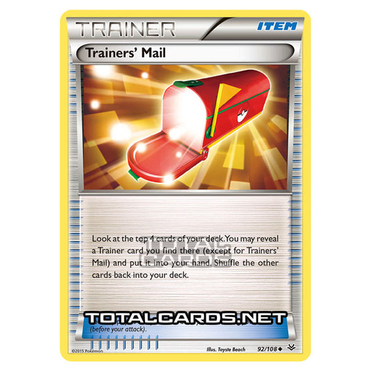 Pokemon - XY - Roaring Skies - Trainers' Mail - 92/108