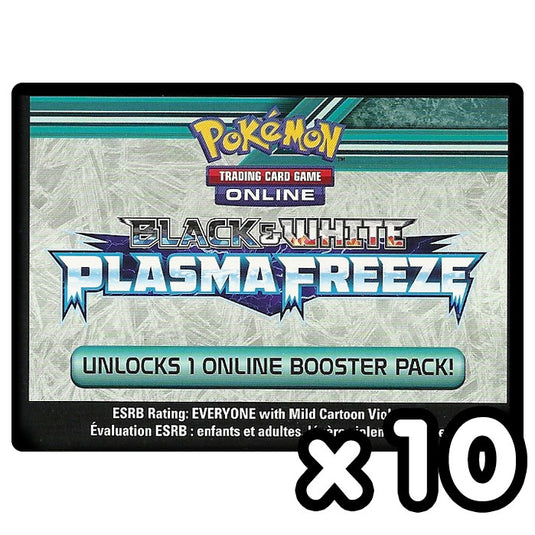 Pokemon - Plasma Freeze - Online Code Card x10