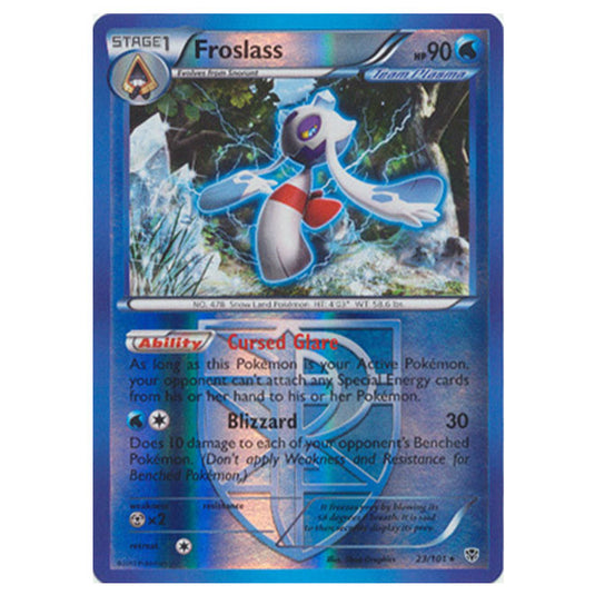 Pokemon - Black & White - Plasma Blast - (Reverse Holo) Froslass - 23/101