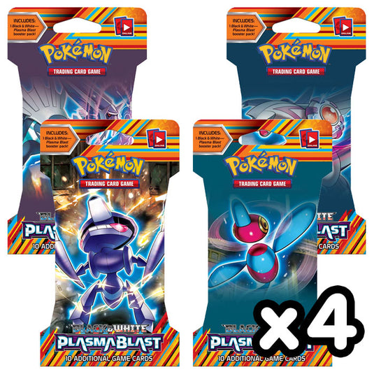 Pokemon - Black & White - Plasma Blast - Blister Booster Set - x4