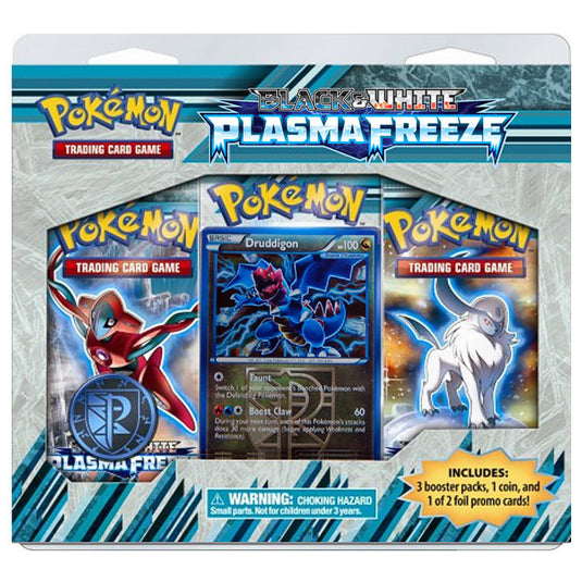 Pokemon - Black & White - Plasma Freeze - 3 Pack Blister - Druddigon BW80