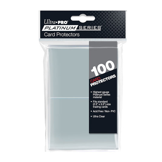 Ultra Pro - Platinum Series Card Protectors (100 Sleeves) - 2-1/2" X 3-1/2"