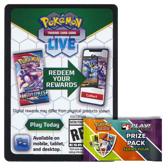 Pokemon - Prize Pack Series 4 - Online Code Card