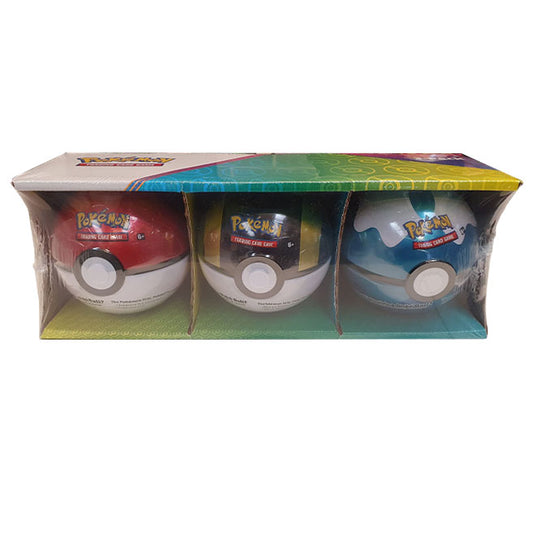 Pokemon - Poke Ball Tins - 3 Pack (Poke Ball, Ultra Ball, Dive Ball)