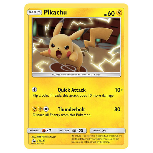 Pokemon - Sun & Moon - SM Black Star Promos - Pikachu - SM227