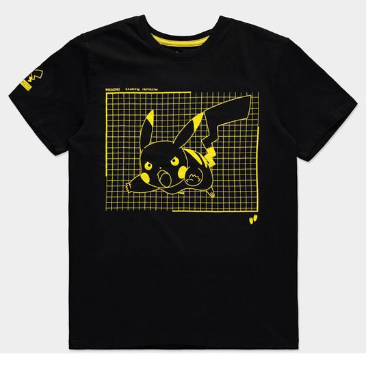 Pokemon - Attacking Pikachu - Mens T-Shirt