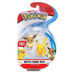 Pokemon - Battle Mini Figures - Pikachu & Eevee 5cm