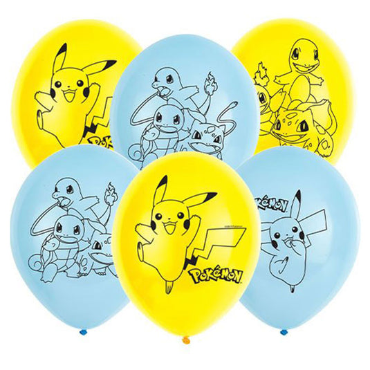 Pokemon - Birthday Party  - 11" Latex Balloons