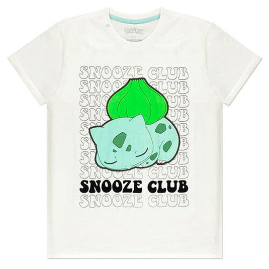 Pokemon - Bulbasaur - Snooze Club T-Shirt - Large