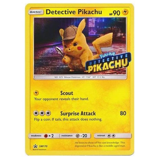 Pokemon - Sun & Moon - SM Black Star Promos - Detective Pikachu - SM170