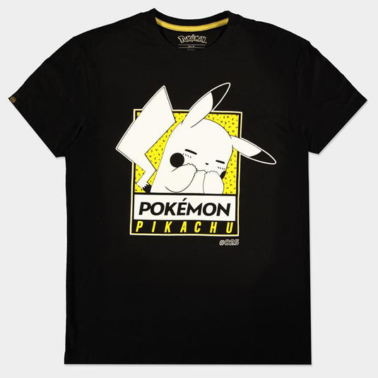 Pokemon - Embarrassed Pikachu - Men's Short Sleeved T-shirt