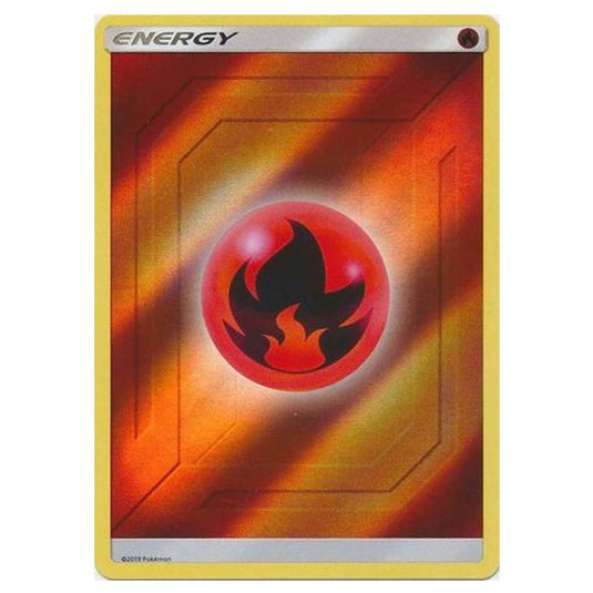 Pokemon - Hidden Fates - Fire Energy (Reverse Holo)