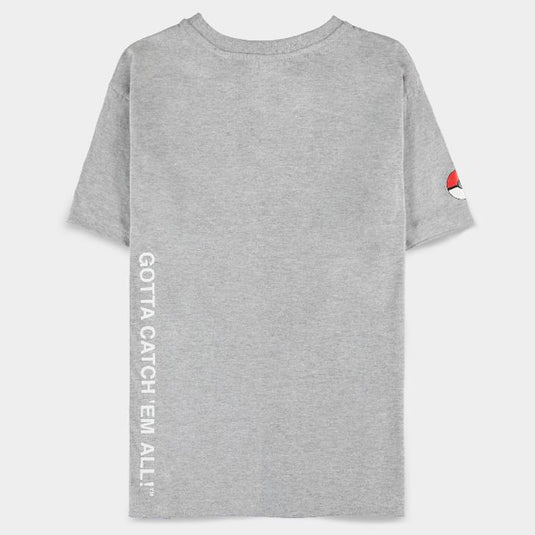 Pokemon - Logo Grey - Women's Short Sleeved T-Shirt - Medium