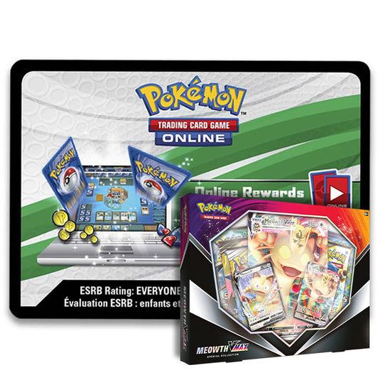 Pokemon - Meowth VMAX - Special Collection - Online Code Card Pokemon - Meowth VMAX - Special Collection - Online Code Card