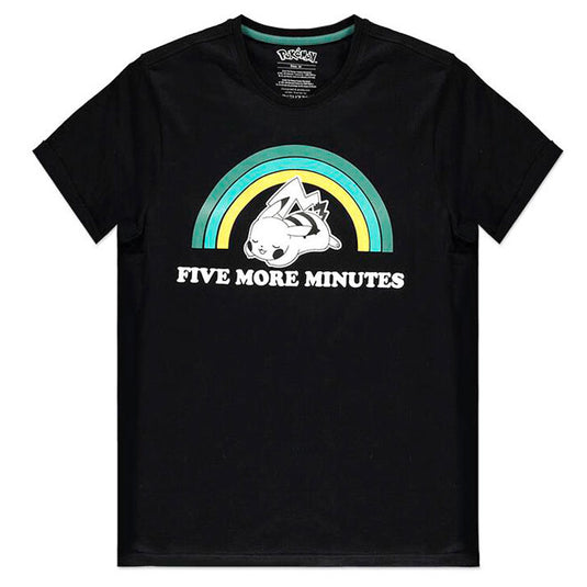 Pokemon - Pikachu - 5 More Minutes - T-Shirt