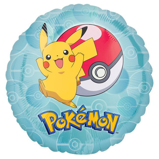 Pokemon - Pikachu & Poke Ball - 18" Foil Balloon