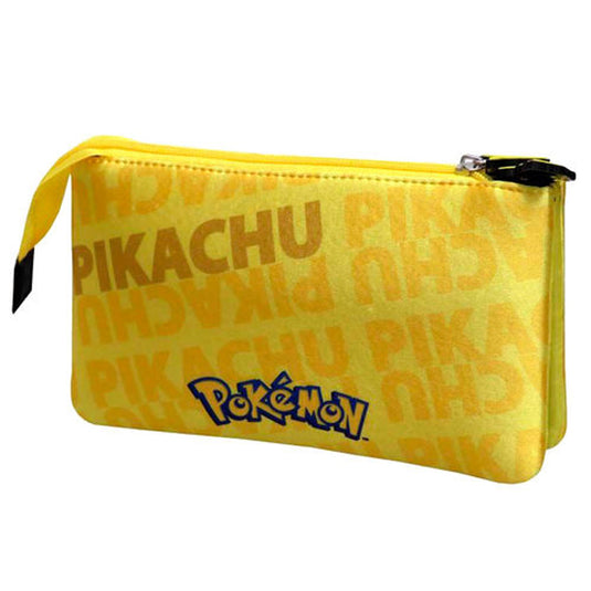 Pokemon - Pikachu Triple Pencil Case