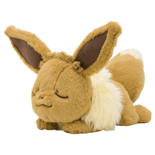 Pokemon - Plush Figure - Everyone Lying Down - Eevee (14 Inch)