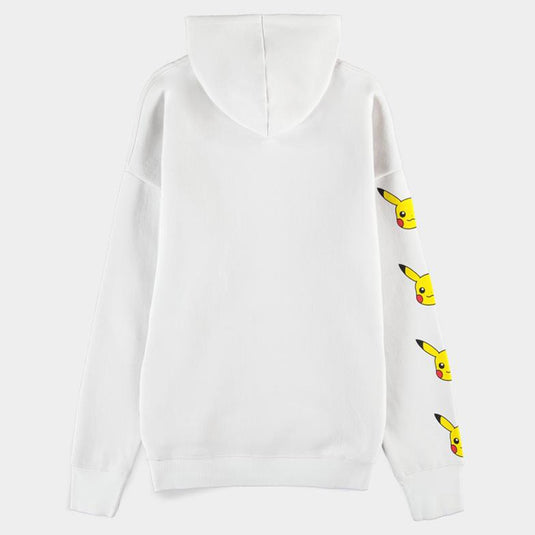 Pokemon - Pokemon Logo White - Oversized Hoodie - XL