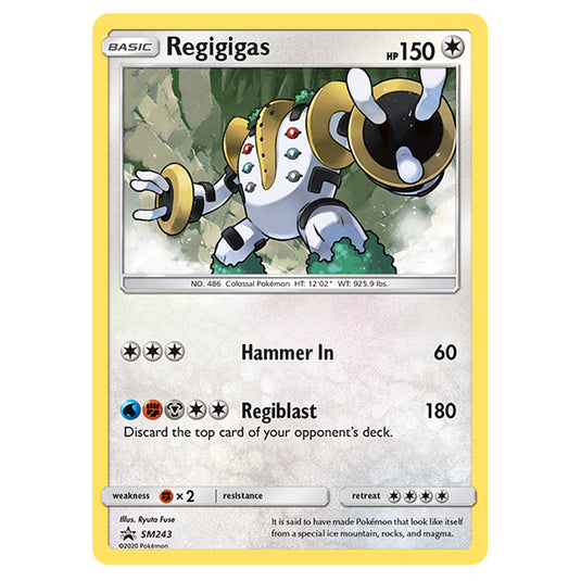 Pokemon - Sun & Moon - SM Black Star Promos - Regigigas - SM243