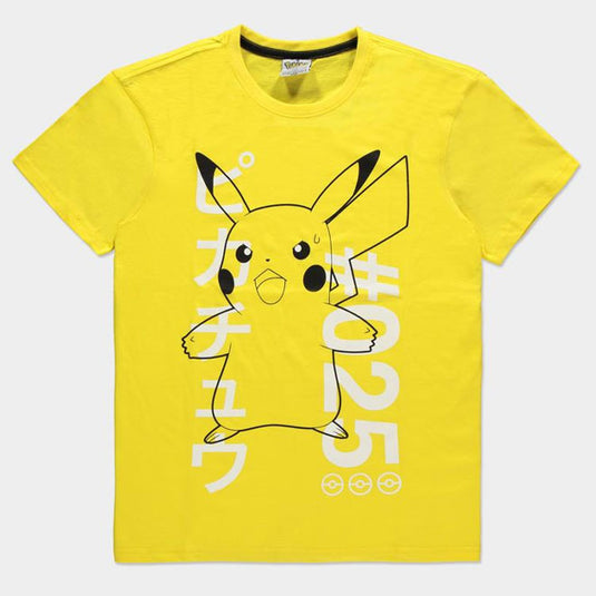 Pokemon - Shocked Pikachu - Mens T-Shirt