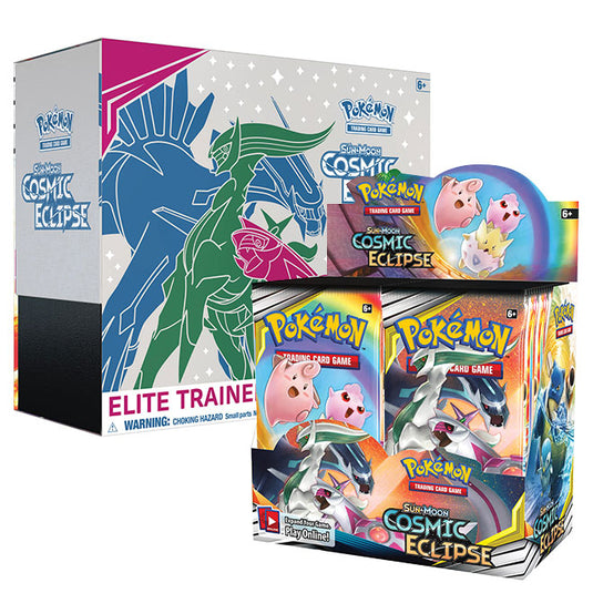 Pokemon - Sun & Moon - Cosmic Eclipse - Booster Box & Elite Trainer Box