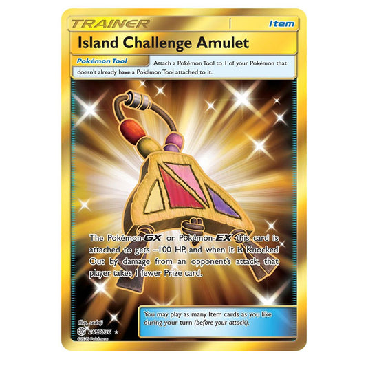 Pokemon - Sun & Moon - Cosmic Eclipse - Island Challenge Amulet - 265/236