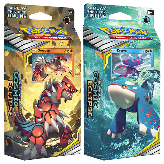 Pokemon - Sun & Moon - Cosmic Eclipse - Theme Decks - Groudon & Kyogre