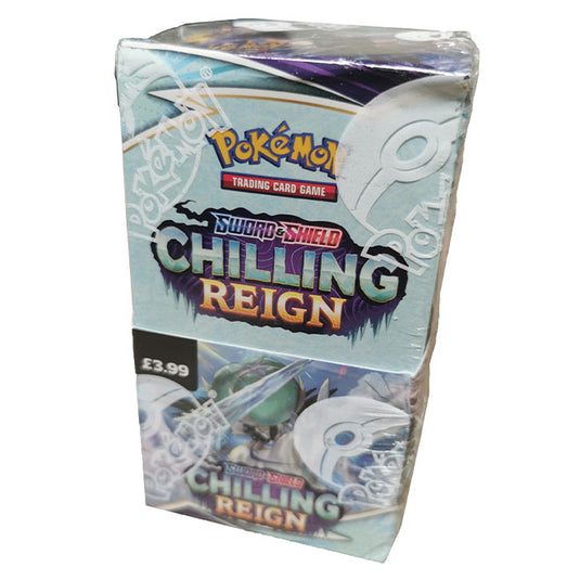 Pokemon - Sword & Shield - Chilling Reign - Half Booster Box (18 Boost Pokemon - Sword & Shield - Chilling Reign - Half Booster Box (18 Boost